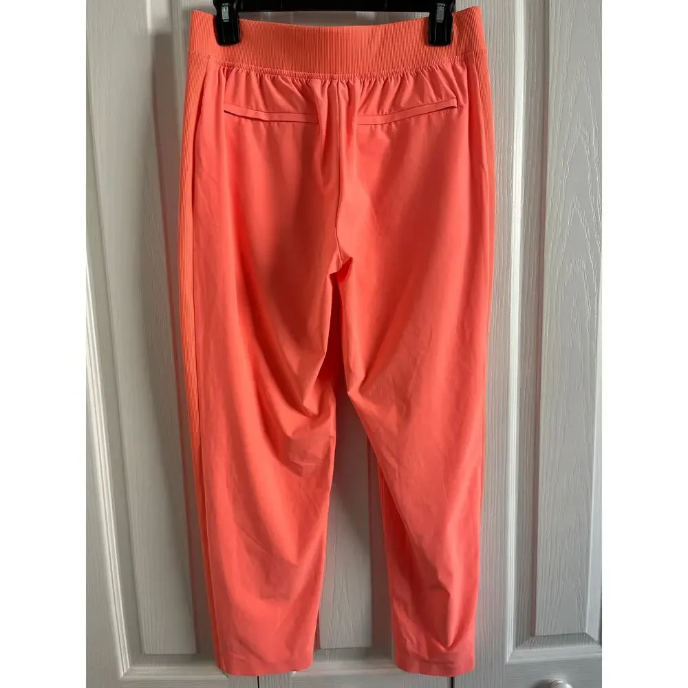 Athleta Brooklyn Ankle Pant in the color Sunset Glow Size 6P - Picture 7 of 16